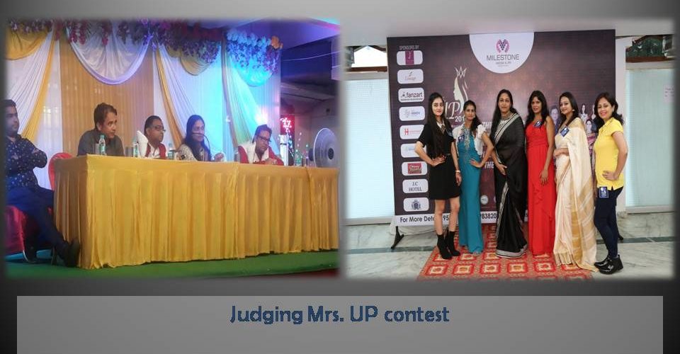 Judging Mrs UP contest